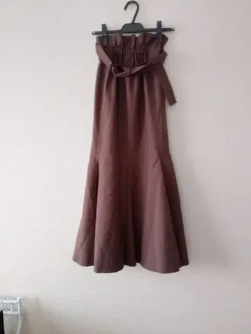 FRAY I.D 브라운 플레어 롱 스커트 M