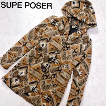 SUPEPOSER 스푸포저 울 코트 벌룬 펠트 후드