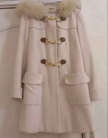 [미사용] 더플 코트 아이보리 사이즈 36