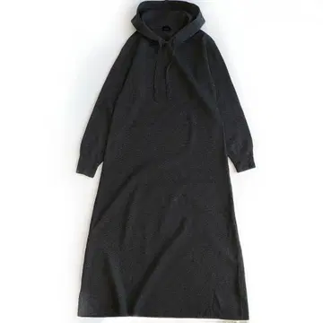 2024AW 컨디션 최상 스픽 앤 스팬 후디드 니트 롱 원피스