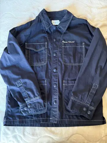 메종 키츠네 네이비 커버올 XL