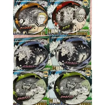 헌터헌터 컬렉션 캔뱃지 ABILITIES 6개