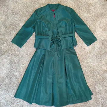 시빌라 원피스 노카라 자켓 셋업 경사 파티