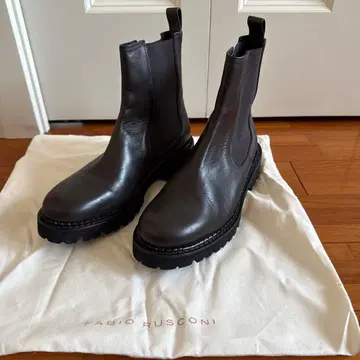 Fabio Rusconi 사이드 고어 부츠 브라운 37 (23.5~24)