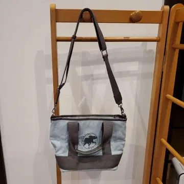 헌팅 월드 숄더백(토트백) 스카이블루/그레이