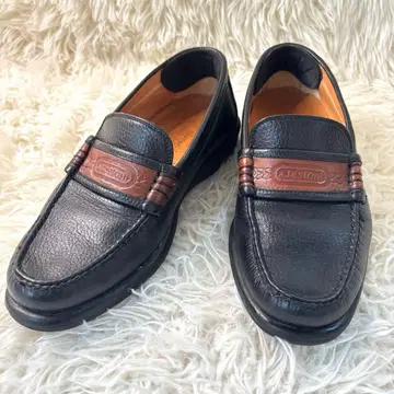 아테스토니 로퍼 이탈리아제 가죽 신발 가죽 천연 가죽 블랙 23