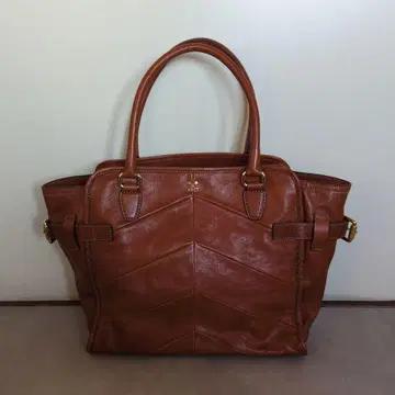 SAZABY LSB-02/브라운 가죽 토트백