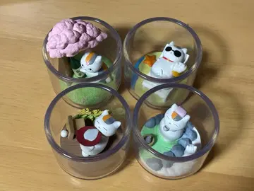 나츠메 우인장 냥코 선생님 가챠가챠 사계절 테라리움 컴플리트 세트