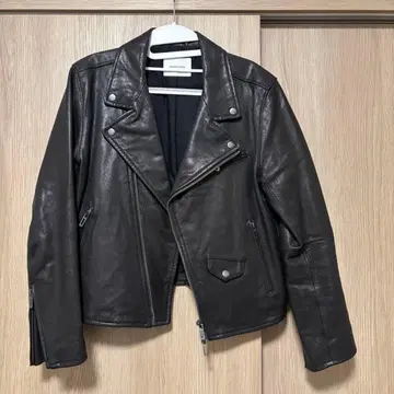 studios 가죽 라이더 자켓