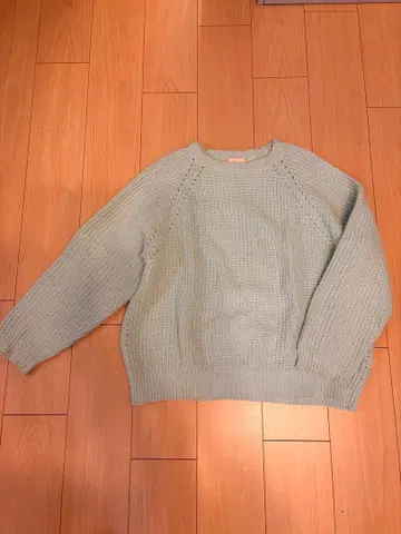 MEYAME 메야메 민트 그린 니트 스웨터 긴팔