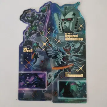 기동전사 건담 지크 액스 북마크 컬렉션 시크릿 2점