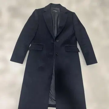 그린 레이블 릴랙싱 네이비 체스터 코트