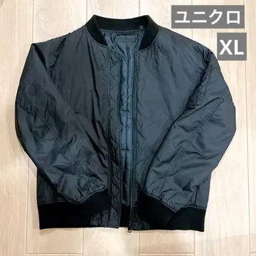 UNIQLO 블랙 MA-1 아우터 XL