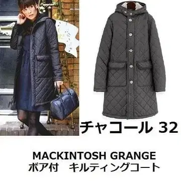 새상품 GRANGE 매킨토시 그런지 퀼팅 코트 32/XS