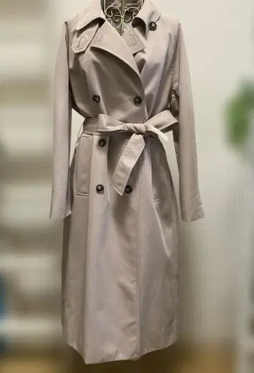 H&M 라이트 베이지 트렌치코트