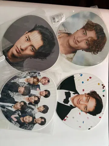 이와모토 테루 점보 부채 SnowMan 부채