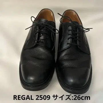 REGAL 2509 블랙 드레스 슈즈