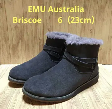 EMU 어그 부츠 스웨이드 사이드 지퍼 차콜 23cm