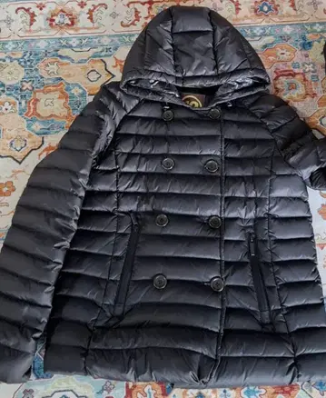 .12 PUNTODODICI 후드 부착 더블 브레스 숏코트