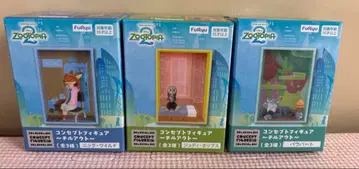 주토피아 2 컨셉 피규어 칠아웃 전 3종 미개봉 새상품