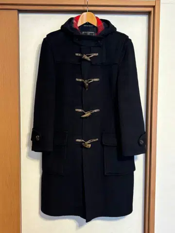 Gloverall UK 더플 코트 후드 부착