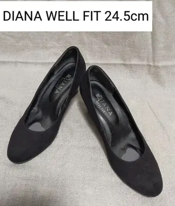 DIANA WELL FIT 펌프스 24.5cm 블랙 Black