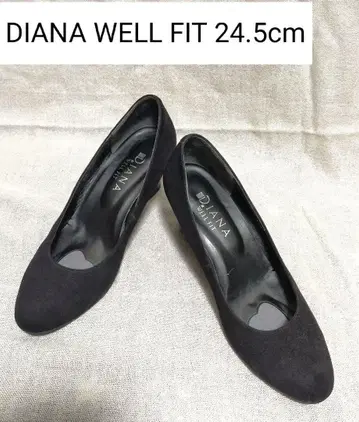 DIANA WELL FIT 펌프스 24.5cm 블랙 Black