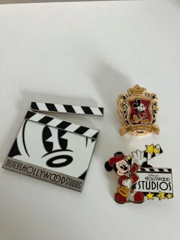 디즈니 할리우드 스튜디오 핀 배지 마그넷 미키 당시 물건 헤이세이