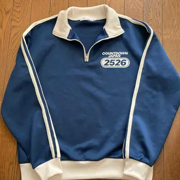 CDJ2526 하프 지퍼 저지 S