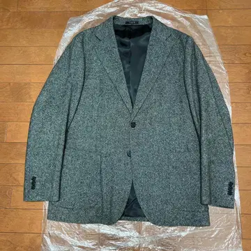 그레이 울 테일러드 자켓