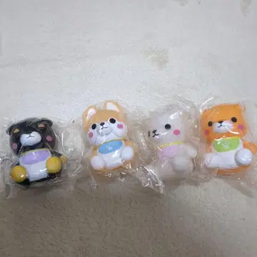 콩시바 3형제 베이비 말랑말랑 소프트 비닐 전 4종 컴프 세트