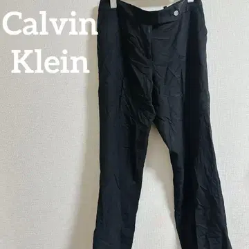 캘빈 클라인 블랙 슬림핏 팬츠