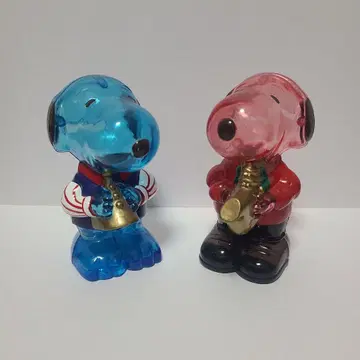 레트로 스누피 저금통 스켈레톤 당시 물품 SNOOPY 2개 세트