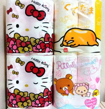 헬로키티 리락쿠마 구데타마 화장지 4롤 4개입