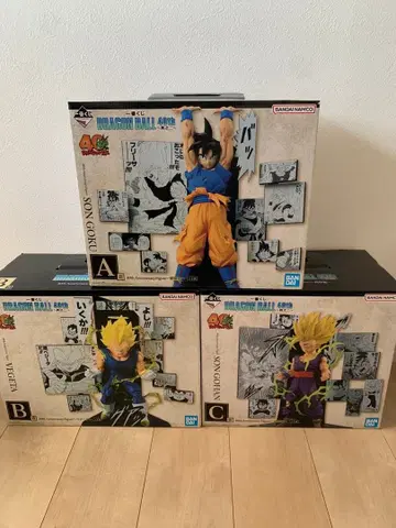 제일복권 드래곤볼 40th 그 두 번째 ABC상 피규어 세트
