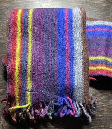 Paul Smith 멀티 컬러 스트라이프 머플러