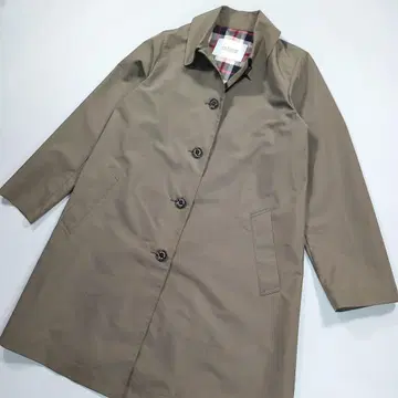 매킨토시 철학 스프링 코트 마레이 카키 스텐 칼라