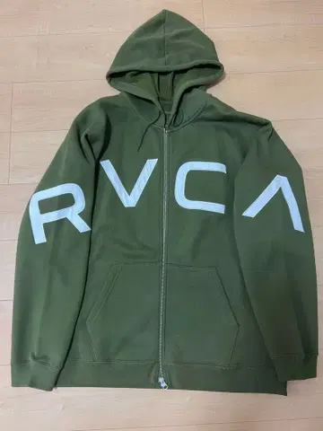 RVCA 올리브 후드티