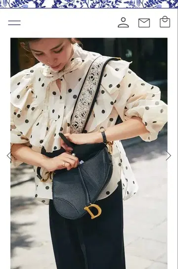 SEVEN TEN 시어 도트 블라우스 (아이보리) S