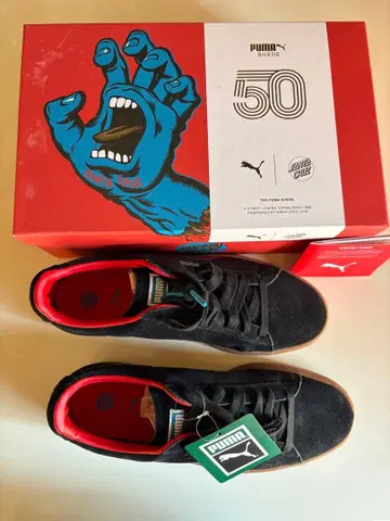 puma suede santa cruz 콜라보 스니커즈 26cm 미사용