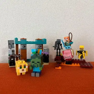 마인크래프트 레고 세트 캐릭터 다수