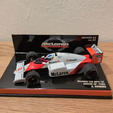 맥라렌 TAG MP4/2C 1986 K. 로즈버그 미니카
