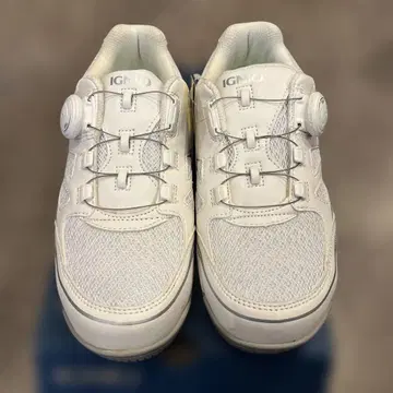 [ 새상품 ] IGNIO 이그니오 화이트 흰색 다이얼식 23cm 안전화