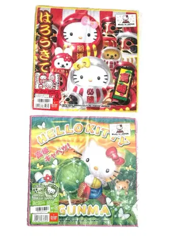 지역 한정 Hello Kitty 타월 손수건 군마 다카사키 달마 세트