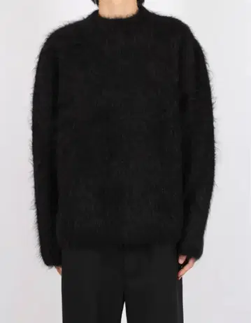 Sefr HARUSWEATER 블랙 알파카 니트