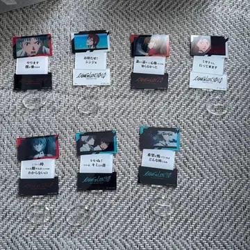 에반게리온 아크릴 스탠드 8개 세트