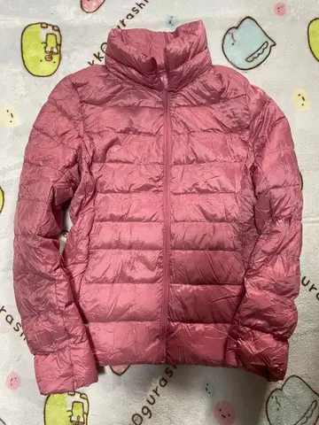 UNIQLO 울트라 라이트 자켓 핑크 퀼팅 (여성용)