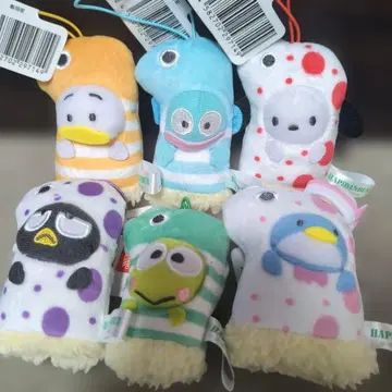 산리오 하피단부이 긴가래상어 마스코트 6개