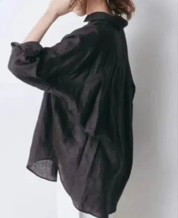 Spick & Span 스피츠앤드스판 린넨 카슈쿨 빅 셔츠