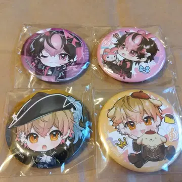 시쿠포니 LAN 미코토 캔 배지 4점